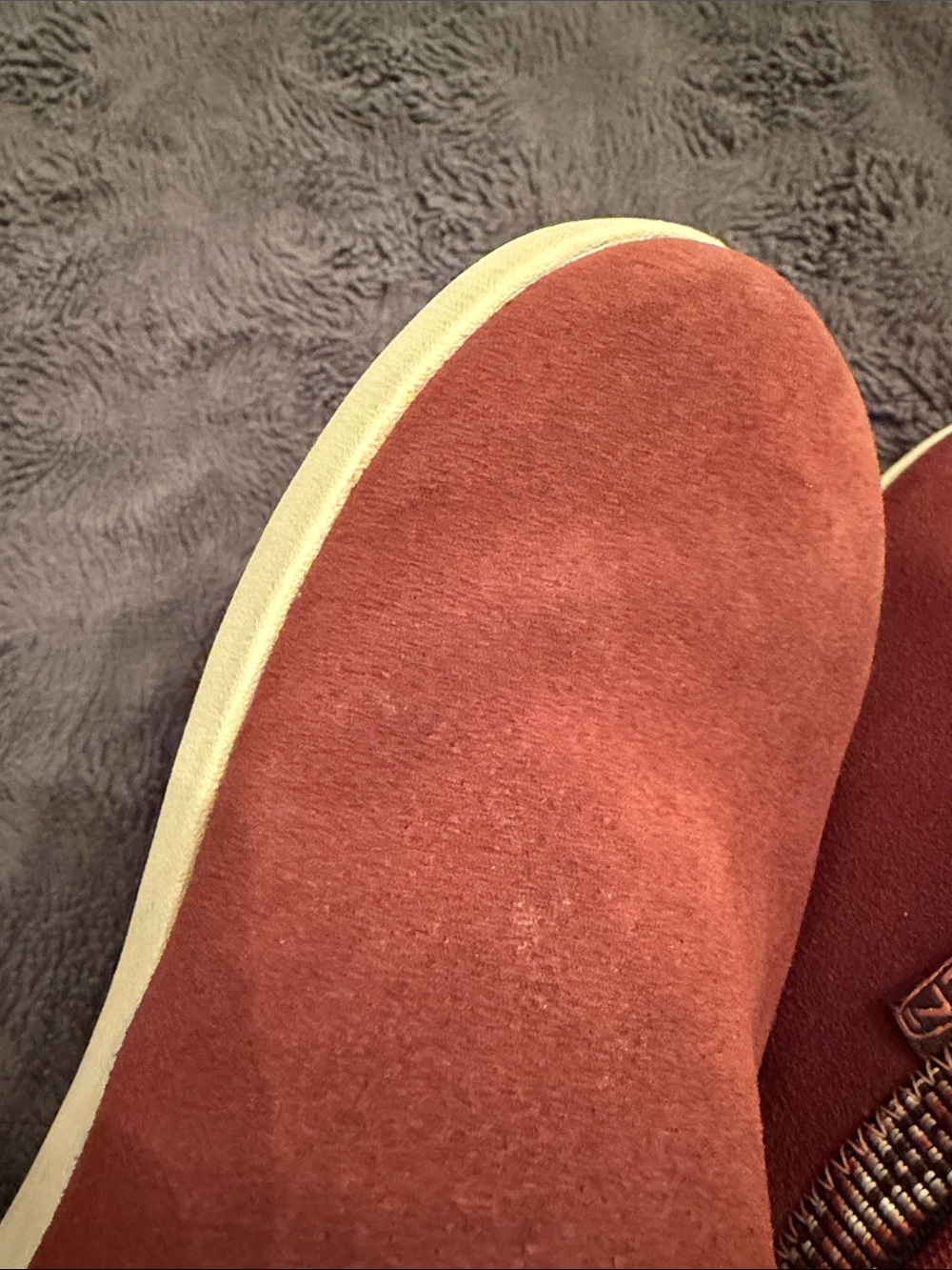 Keen Women's Rust Red Slip-On Clogs - Picture 8 of 8